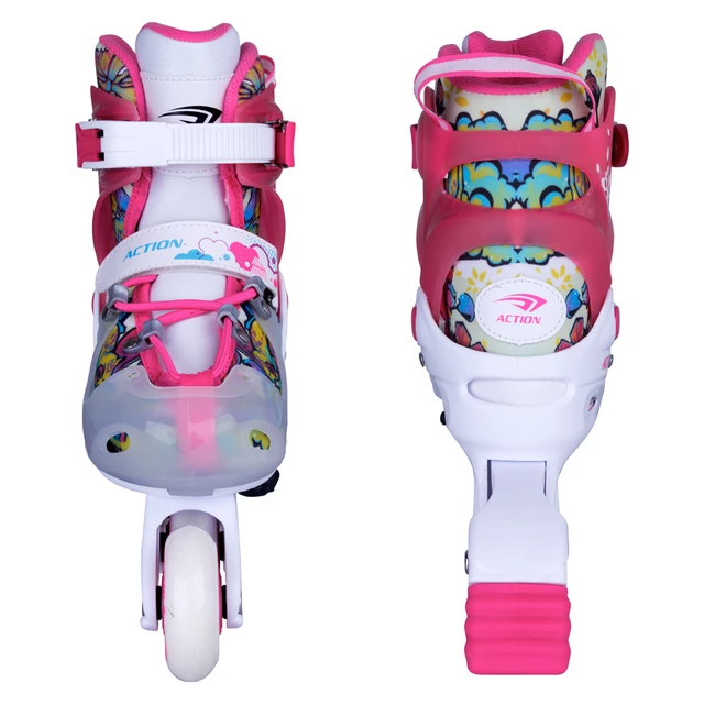 Adjustable Children’s Rollerblades with Light-Up Wheels Action Doly