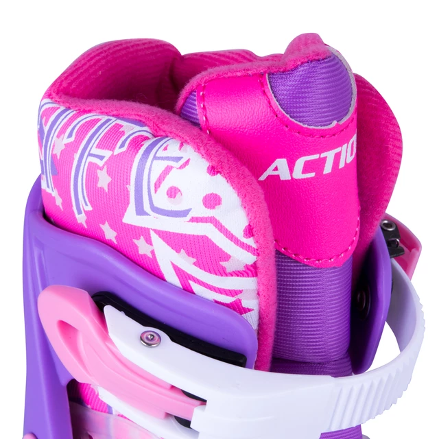 Children’s Roller Skating Set Action Darly Girl - Violet-White