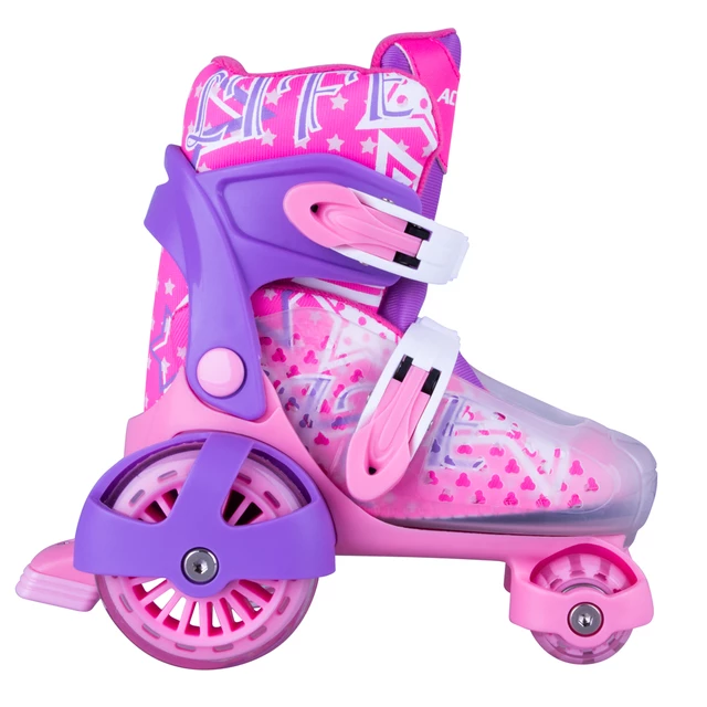 Children’s Roller Skating Set Action Darly Girl - Violet-White