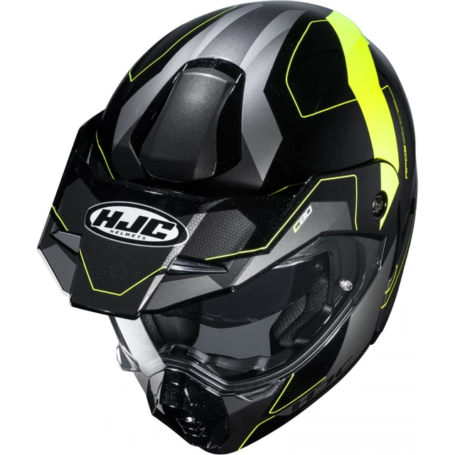 Flip-Up Motorcycle Helmet HJC C80 Rox MC4H - XXL (63-64)