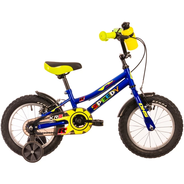 Children’s Bike DHS Speedy 1403 14” – 2022 - Green/Yellow - Blue