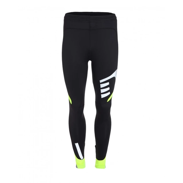 Pánské běžecké kalhoty Newline VISIO - černá-fluo - černá-fluo