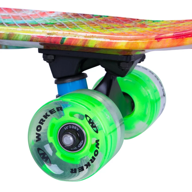 WORKER Whirley 27" Penny Board mit leuchtenden Rollen