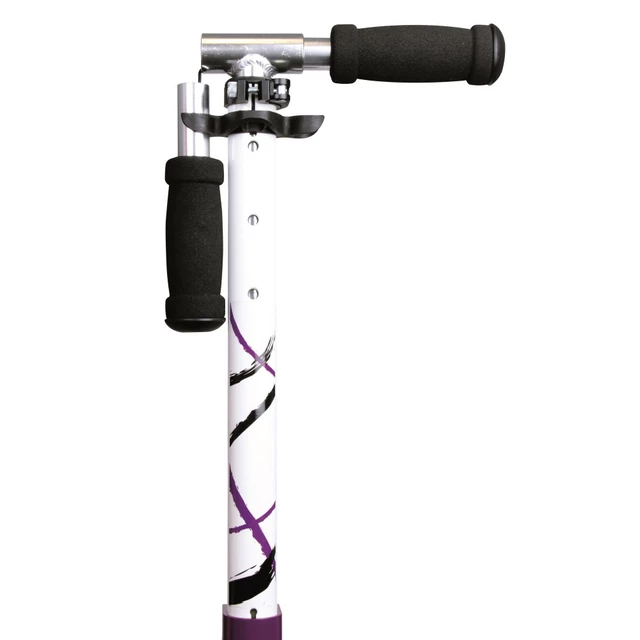 Skládací koloběžka Authentic NoRules 205 bílo-fialová