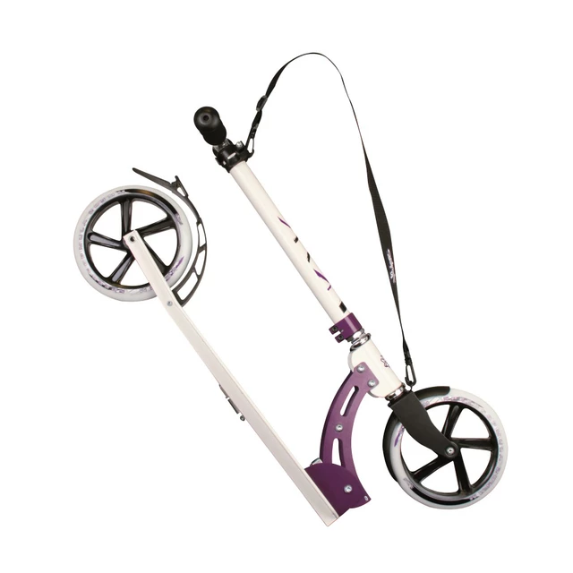 Skládací koloběžka Authentic NoRules 205 bílo-fialová