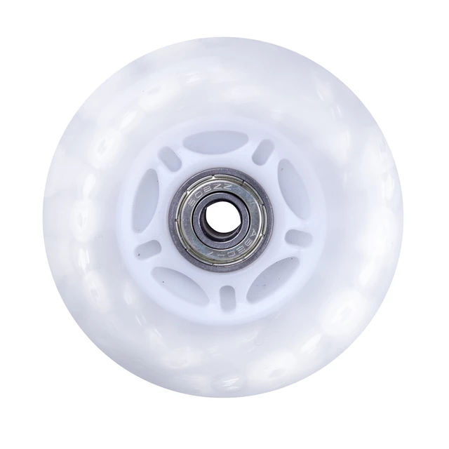 Light-Up Inline Skate Wheel PU84*24mm with ABEC 7 Bearings - White