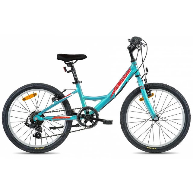 Children's Girls' Bike Galaxy Kometa 20” – 2019 - White - Turquiose