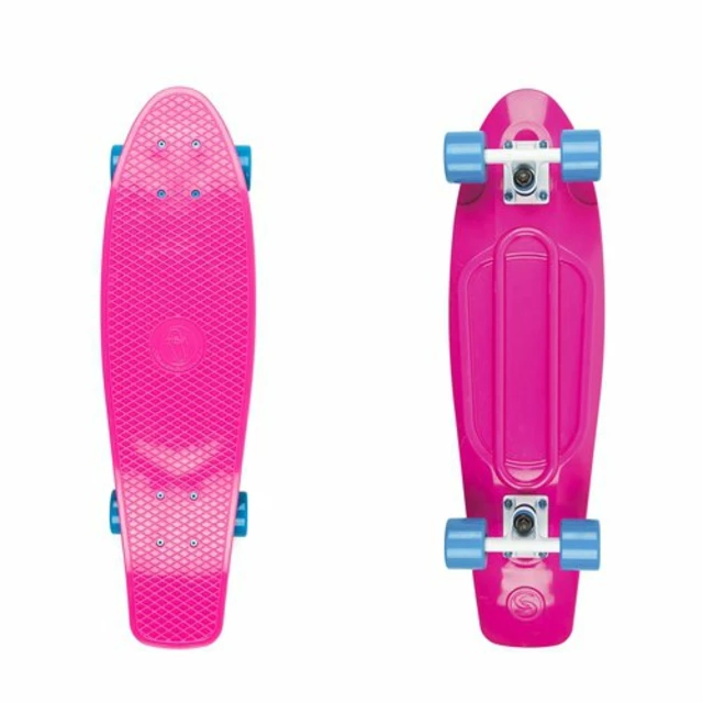 Penny Board Big Fish 27" - Pink/White/Blue - Pink/White/Blue