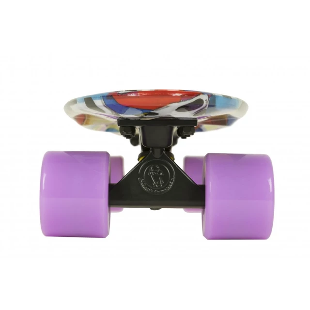 Penny Board ArtFish Face 22" - Silver-Violet