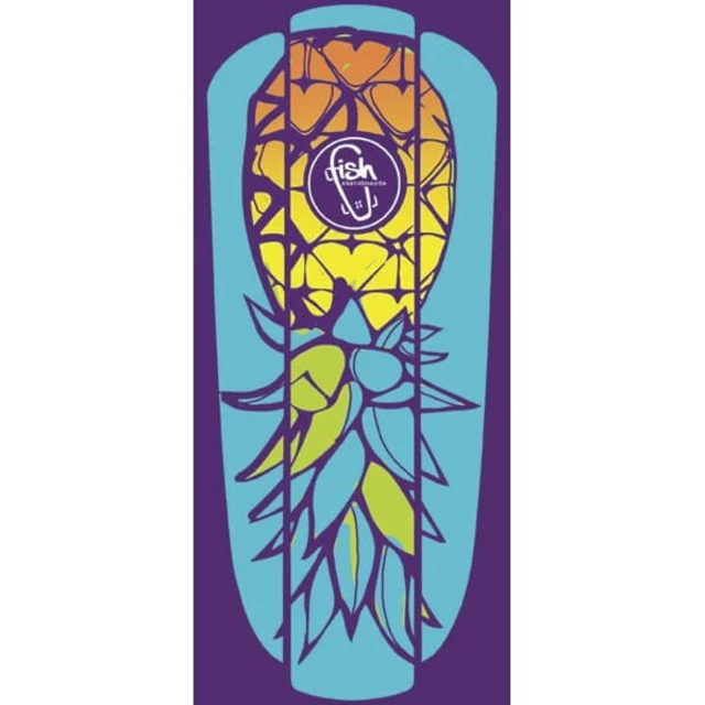 Penny Board Sticker Fish Classic 22” - Purple Puppy - Pineapple