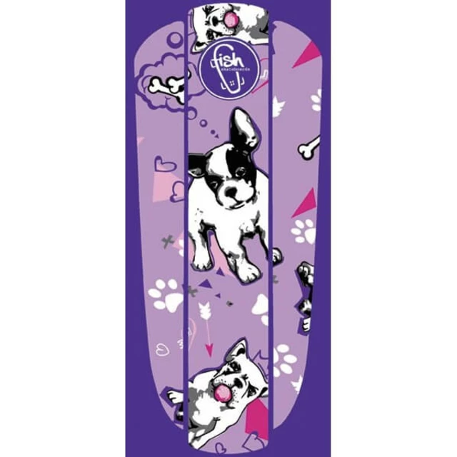 Penny Board Sticker Fish Classic 22” - Pink Donuts - Purple Puppy