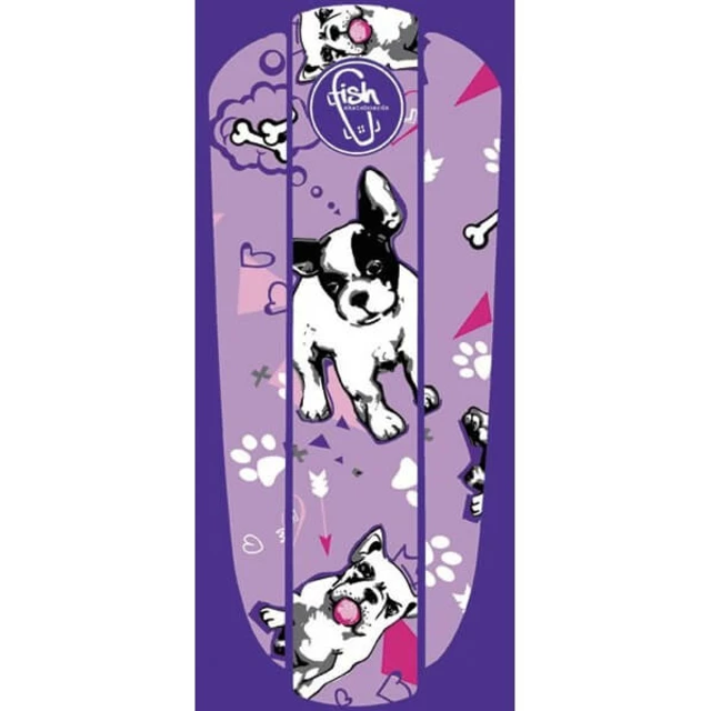 Penny Board Sticker Fish Classic 22” - Green Hawaii - Purple Puppy