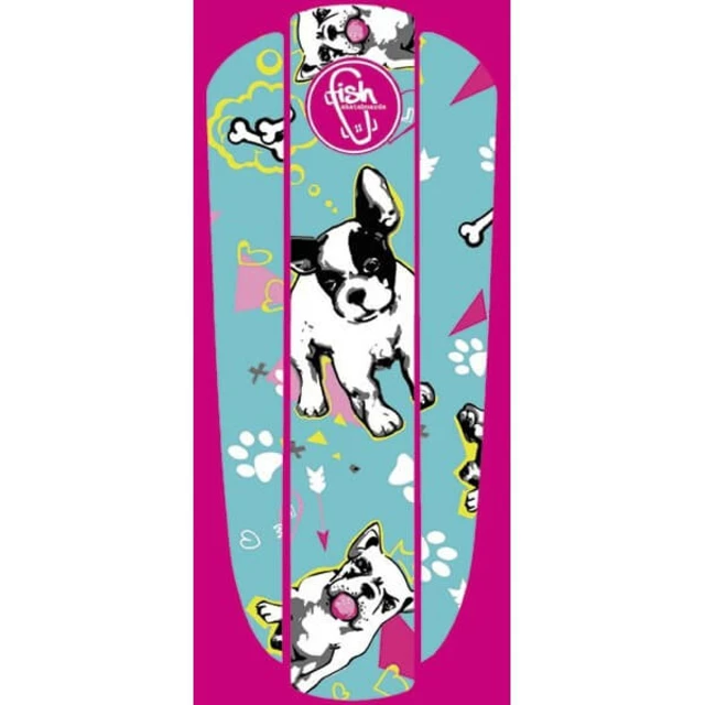 Penny Board Sticker Fish Classic 22” - Green Puppy