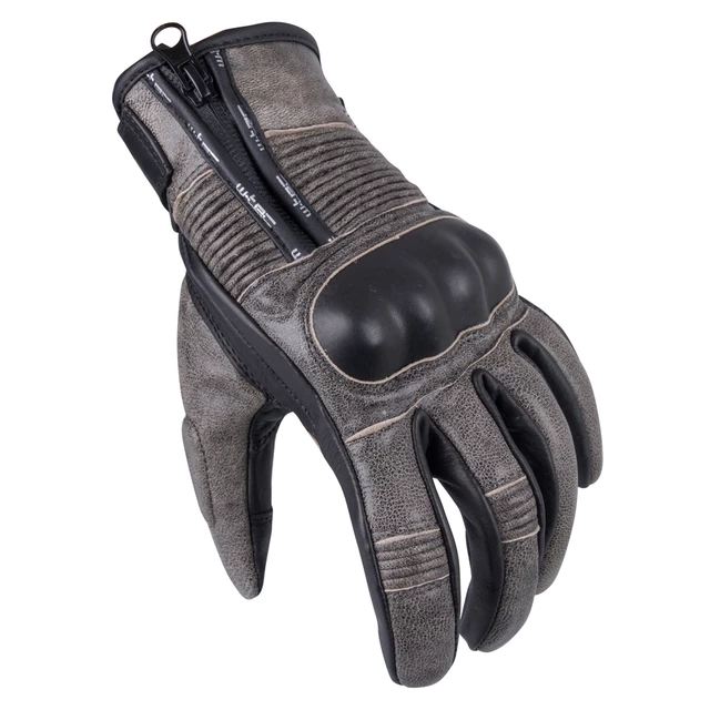 Men's Moto Gloves W-TEC Davili - S - Black-Brown