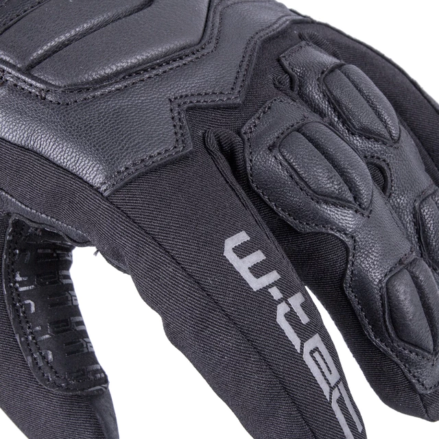 Męskie rękawice motocyklowe W-TEC Djarin GID-16026 - Czarny