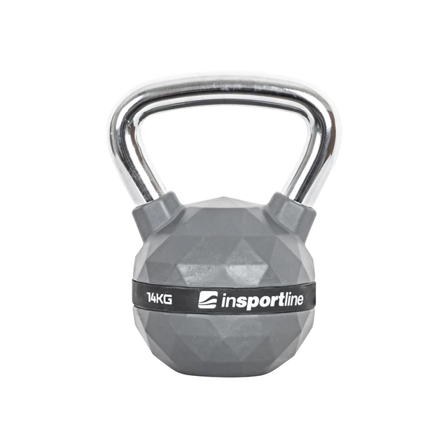 Pogumované činky inSPORTline Ketlebel PU 2-20 kg