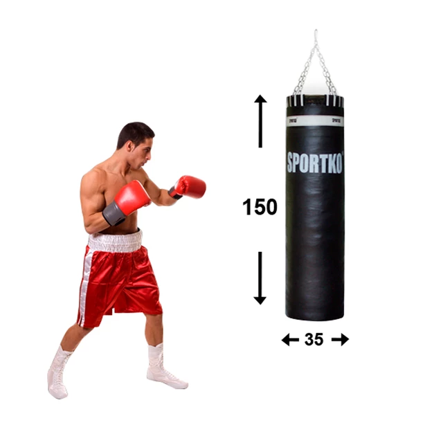 Leather Punching Bag SportKO Olympic 35x150cm
