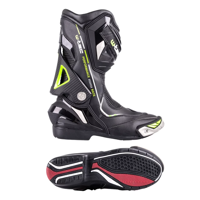 W-TEC Hernot W-3015 Leder-Motorradstiefel