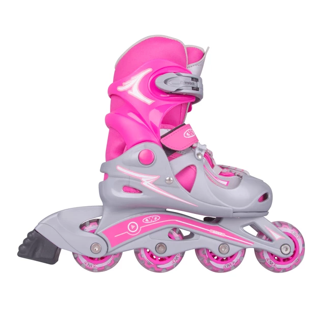 Nastaviteľné korčule WORKER Juny Girl - ružová