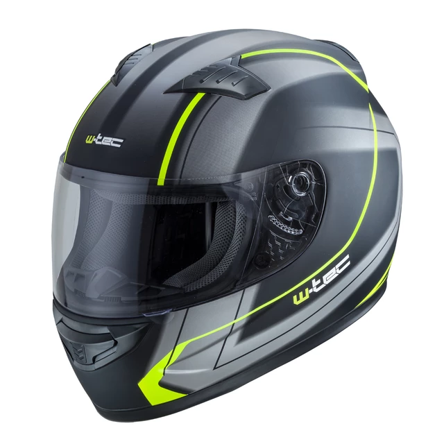 Kask motocyklowy integralny zamknięty W-TEC FS-805 - Czarno-żółty