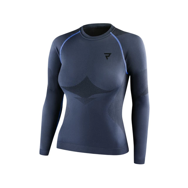 Rebelhorn Freeze Lady Jersey Thermo-T-Shirt für Damen - grau-schwarz - grau-schwarz