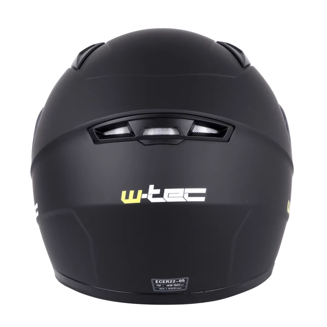 Детска мото каска W-TEC FS-815 - матирано черно