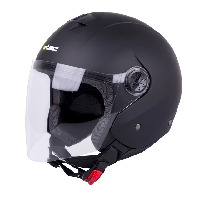 Kask otwarty na skuter chopper W-TEC FS-715 - Matowy czarny