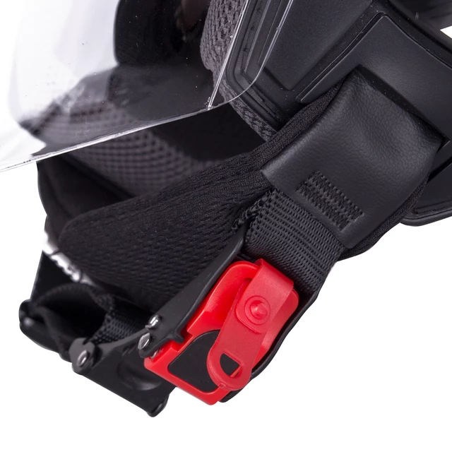 Otvorená prilba W-TEC FS-715B Union Black - 2.akosť