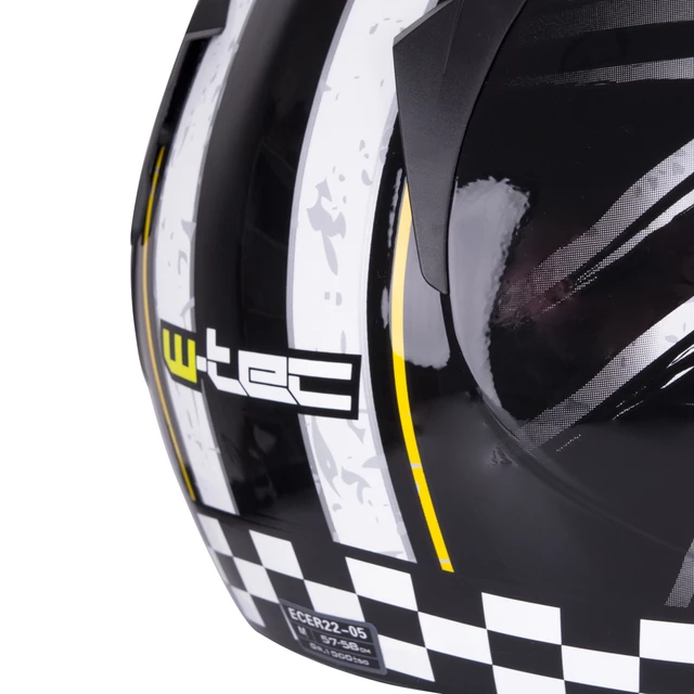 Otvorená prilba W-TEC FS-715B Union Black - 2.akosť