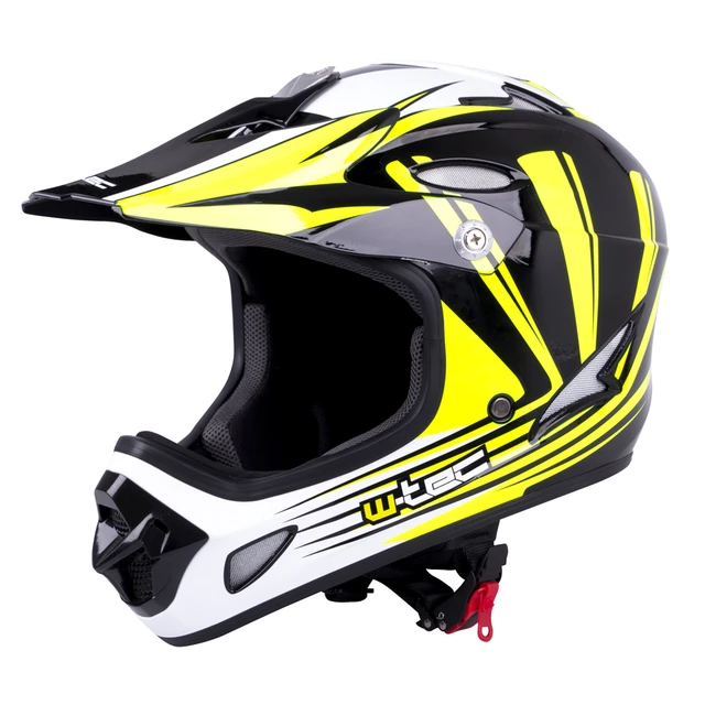 W-TEC FS-605 Allride Downhill Helm - Yellow Graphic