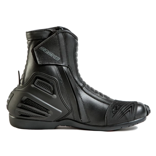 Motorradstiefel Ozone Urban II CE - weiß-schwarz-rot