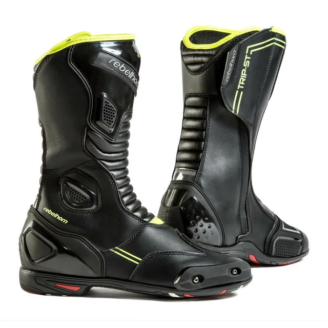 Rebelhorn Trip ST CE Motorradstiefel - schwarz-fluo gelb - schwarz-fluo gelb