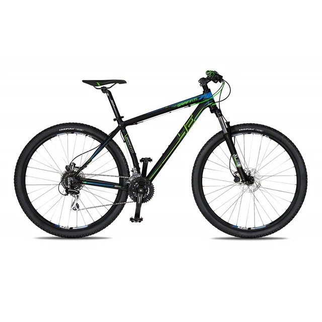 Horský bicykel 4EVER Graffiti 29'' - model 2018 - čierno-zelená