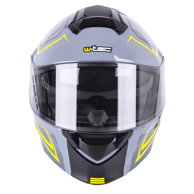 Preklopna moto čelada W-TEC V271 - črna-rumena