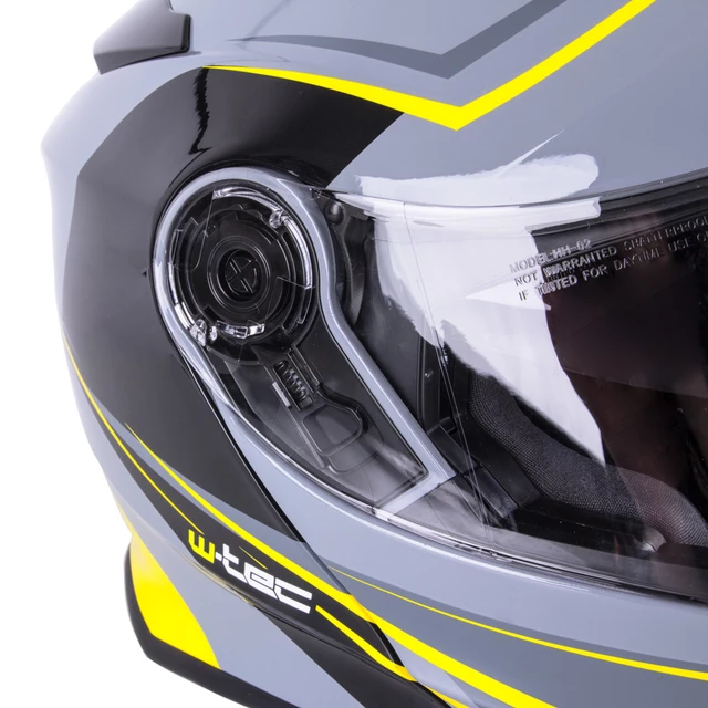 Preklopna moto čelada W-TEC V271 - črna-rumena