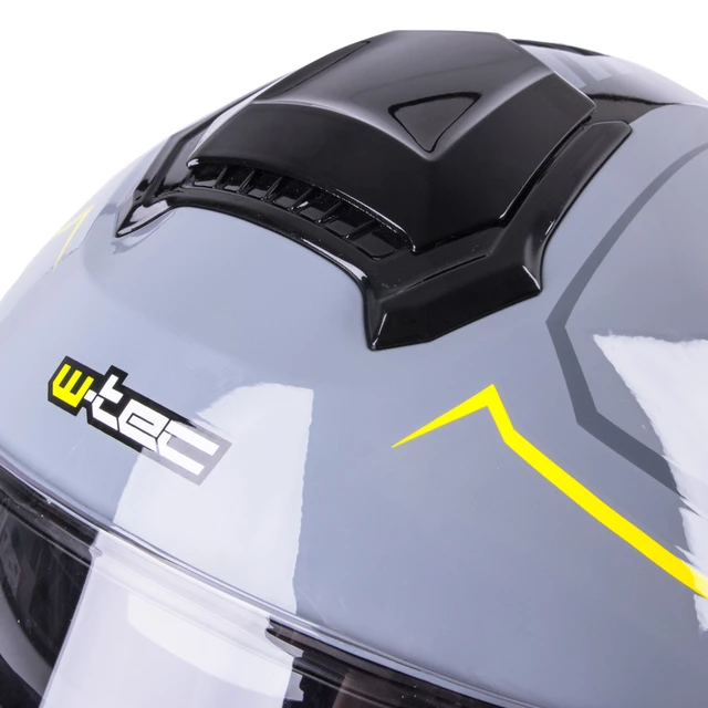 Preklopna moto čelada W-TEC V271 - črna-rumena