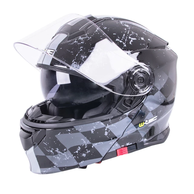 Preklopna moto čelada W-TEC V271 - črna-rumena