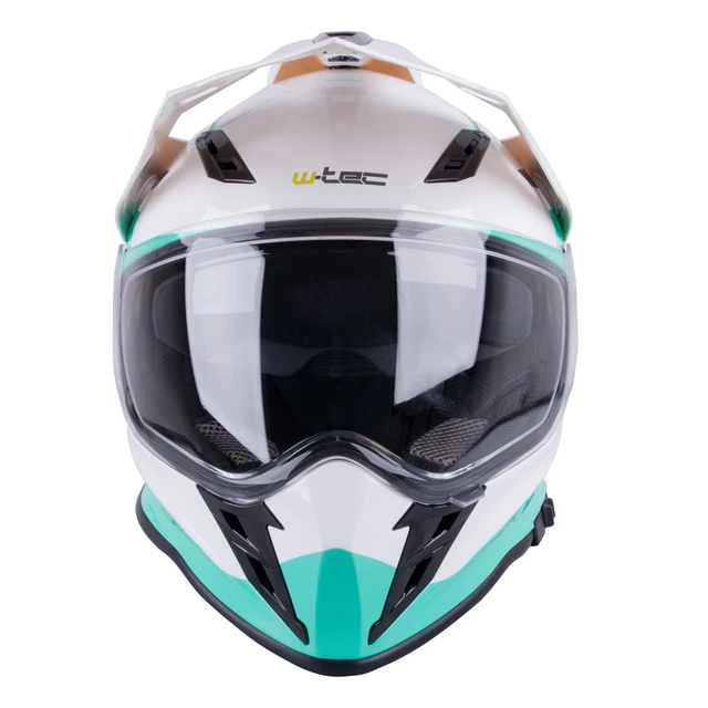 W-TEC V331 Motorradhelm - schwarz-grün-gelb