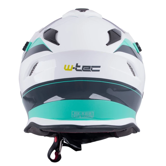 Motorcycle Helmet W-TEC V331 - Black-Green-Yellow