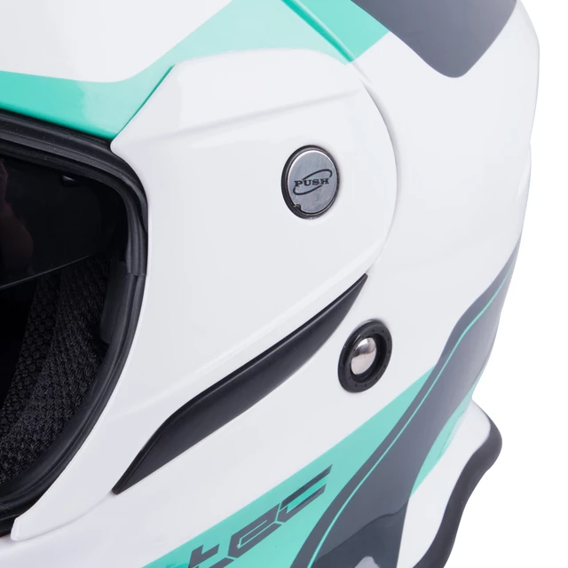 Kask motocyklowy motocrossowy enduro W-TEC V331 z blendą