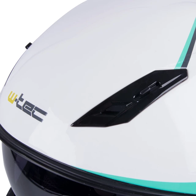 Motorcycle Helmet W-TEC V331 - Black-Green-Yellow