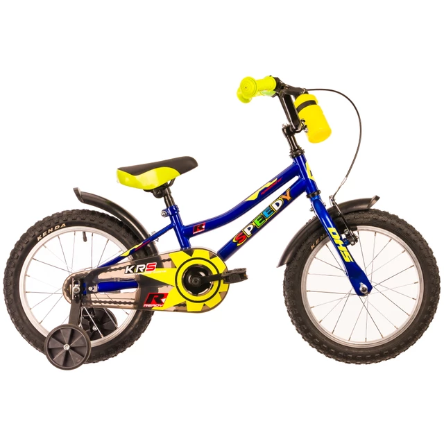 Children’s Bike DHS Speedy 1601 16” – 2022 - Green/Yellow - Blue