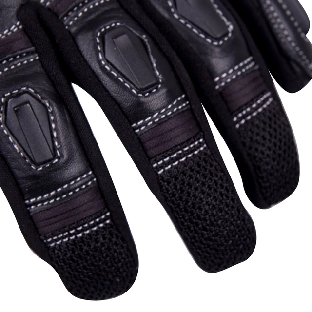 Leather Motorcycle Gloves W-TEC Flanker B-6035 - M