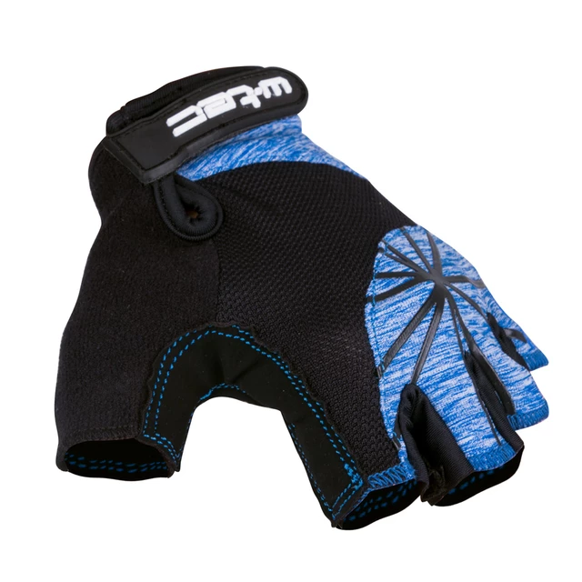 Women's Cycling Gloves W-TEC Klarity AMC-1039-17 - Black-Blue - Black-Blue