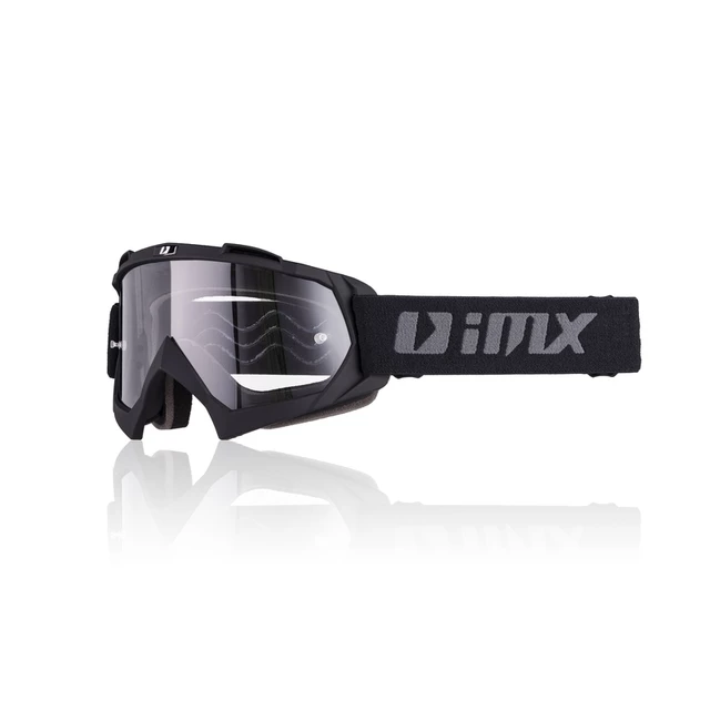 Motocross Goggles iMX Racing Mud - White - Black Matt
