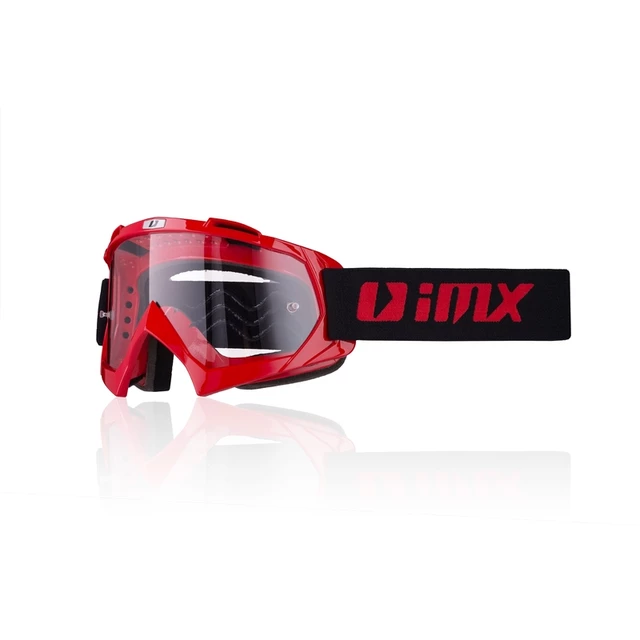 Motocross Goggles iMX Racing Mud - Orange Matte - Red
