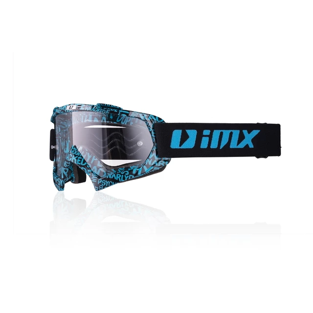 Motocross Goggles iMX Mud Graphic - Orange-Black - Blue-Black