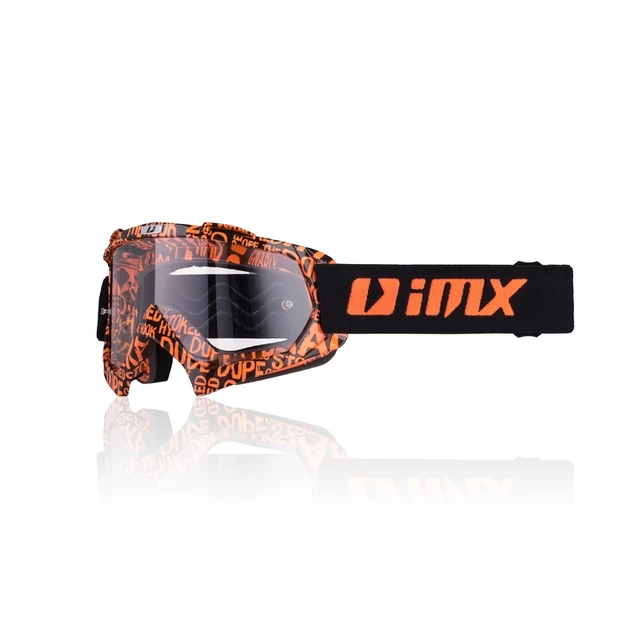 Motocross Goggles iMX Mud Graphic - Blue-Black - Orange-Black
