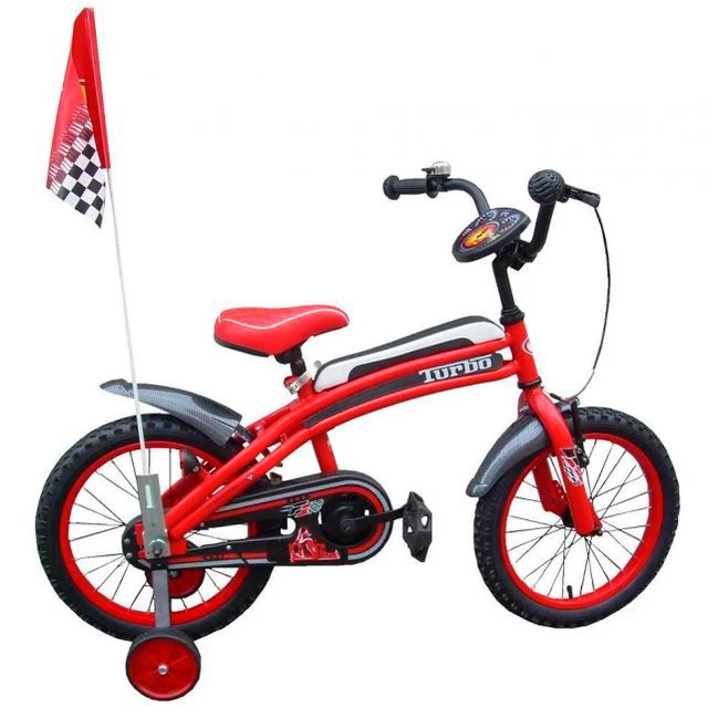 Kinderfahrrad Turbo F1 16" - rot - rot