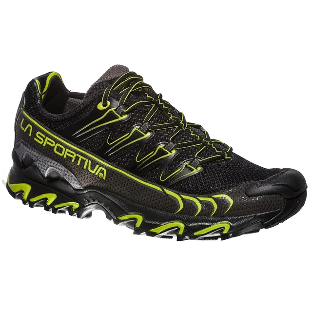 Men's Running Shoes La Sportiva Ultra Raptor - Black/Yellow, 43,5 - Black/Apple Green